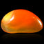 1.79 ct Fancy Cabochon (5.65 x 4.45 mm) Un-Heated Natural Red Fire Opal