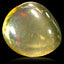 1.16 ct Fancy Cabochon (6.86 x 6.42 mm) Yellowish Orange Orange Fire Opal