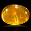 1.46 ct Fancy Cabochon (9.43 x 6.74 mm) Yellowish Orange Orange Fire Opal