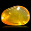 1.23 ct Fancy Cabochon (8.87 x 6.48 mm) Yellowish Orange Orange Fire Opal