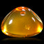1.32 ct Amazing Fancy Cabochon (8.17 x 5.06 mm) Un-Heated Orange Fire Opal