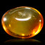 1.50 ct Fancy Cabochon (9.06 x 6.51 mm) Yellowish Orange Orange Fire Opal