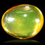 1.26 ct Fancy Cabochon (7.32 x 5.44 mm) Yellowish Orange Orange Fire Opal