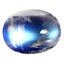 2.07 ct Remarkable Oval Cabochon (8.97 x 6.93 mm) Natural Rainbow Blue Moonstone