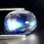 2.07 ct Remarkable Oval Cabochon (8.97 x 6.93 mm) Natural Rainbow Blue Moonstone
