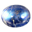 2.63 ct Supreme Oval Cabochon (9.07 x 7.10 mm) Natural Rainbow Blue Moonstone