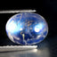 2.63 ct Supreme Oval Cabochon (9.07 x 7.10 mm) Natural Rainbow Blue Moonstone