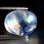 2.50 ct Elegant Oval Cabochon (8.89 x 7.05 mm) Natural Rainbow Blue Moonstone