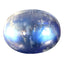 2.40 ct Charming Oval Cabochon (9.04 x 7.03 mm) Natural Rainbow Blue Moonstone