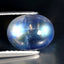 2.51 ct Phenomenal Oval Cabochon (9.02 x 7.02 mm) Natural Rainbow Blue Moonstone