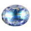 2.12 ct Impressive Oval Cabochon (8.91 x 7.05 mm) Natural Rainbow Blue Moonstone