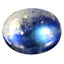 2.49 ct Splendid Oval Cabochon (8.98 x 7.09 mm) Natural Rainbow Blue Moonstone