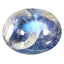 2.47 ct Pleasant Oval Cabochon (9.14 x 7.17 mm) Natural Rainbow Blue Moonstone