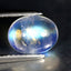 1.90 ct Oval Cabochon (8.91 x 7.00 mm) 100% Natural Rainbow Blue Moonstone