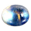 2.45 ct Excellent Oval Cabochon (8.99 x 6.94 mm) Natural Rainbow Blue Moonstone