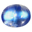 1.87 ct Oval Cabochon (9.05 x 7.07 mm) 100% Natural Rainbow Blue Moonstone