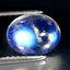 1.95 ct Premium Oval Cabochon (8.97 x 7.03 mm) Natural Rainbow Blue Moonstone
