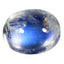 1.94 ct Premium Oval Cabochon (8.80 x 7.08 mm) Natural Rainbow Blue Moonstone