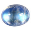1.90 ct Oval Cabochon (8.91 x 7.05 mm) 100% Natural Rainbow Blue Moonstone