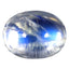 2.90 ct Stunning Oval Cabochon (9.04 x 7.02 mm) Natural Rainbow Blue Moonstone