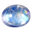 2.75 ct Stunning Oval Cabochon (8.93 x 7.15 mm) Natural Rainbow Blue Moonstone
