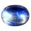 2.48 ct Fabulous Oval Cabochon (9.09 x 7.01 mm) Natural Rainbow Blue Moonstone