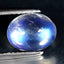 2.12 ct Exquisite Oval Cabochon (9.00 x 7.05 mm) Natural Rainbow Blue Moonstone