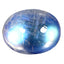 2.57 ct Oval Cabochon (9.02 x 7.08 mm) 100% Natural Rainbow Blue Moonstone