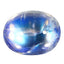 2.18 ct Stunning Oval Cabochon (8.95 x 7.02 mm) Natural Rainbow Blue Moonstone