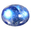 2.24 ct Oval Cabochon (9.20 x 7.25 mm) 100% Natural Rainbow Blue Moonstone