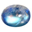1.62 ct Amazing Oval Cabochon (9.00 x 6.97 mm) Natural Rainbow Blue Moonstone
