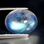 1.62 ct Amazing Oval Cabochon (9.00 x 6.97 mm) Natural Rainbow Blue Moonstone