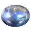 2.33 ct Impressive Oval Cabochon (9.09 x 7.12 mm) Natural Rainbow Blue Moonstone