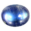 2.23 ct Elegant Oval Cabochon (9.00 x 7.11 mm) Natural Rainbow Blue Moonstone