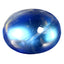 1.65 ct Valuable Oval Cabochon (8.95 x 7.04 mm) Natural Rainbow Blue Moonstone