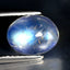 2.36 ct Stunning Oval Cabochon (9.07 x 7.12 mm) Natural Rainbow Blue Moonstone