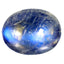 2.07 ct Wonderful Oval Cabochon (9.13 x 7.18 mm) Natural Rainbow Blue Moonstone
