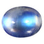 2.85 ct Stunning Oval Cabochon (9.01 x 6.99 mm) Natural Rainbow Blue Moonstone