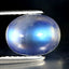 2.85 ct Stunning Oval Cabochon (9.01 x 6.99 mm) Natural Rainbow Blue Moonstone