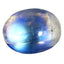 3.00 ct Sparkling Oval Cabochon (9.12 x 7.15 mm) Natural Rainbow Blue Moonstone