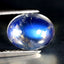 2.40 ct Flashing Oval Cabochon (9.15 x 7.25 mm) Natural Rainbow Blue Moonstone