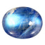 2.71ct Marvelous Oval Cabochon (10.05 x 8.04 mm) Natural Rainbow Blue Moonstone
