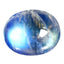 2.94 ct Stunning Oval Cabochon (9.98 x 8.00 mm) Natural Rainbow Blue Moonstone