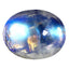 3.33 ct Lovely Oval Cabochon (10.03 x 8.07 mm) Natural Rainbow Blue Moonstone