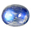 3.42 ct Lovely Oval Cabochon (10.10 x 8.15 mm) Natural Rainbow Blue Moonstone