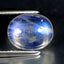 3.28 ct Supreme Oval Cabochon (10.12 x 8.24 mm) Natural Rainbow Blue Moonstone
