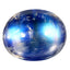 2.63 ct Topnotch Oval Cabochon (9.84 x 8.01 mm) Natural Rainbow Blue Moonstone