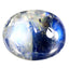 2.46 ct Fabulous Oval Cabochon (9.93 x 8.18 mm) Natural Rainbow Blue Moonstone