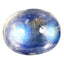 2.95 ct Oval Cabochon (10.02 x 8.03 mm) 100% Natural Rainbow Blue Moonstone
