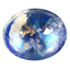 2.64 ct Oval Cabochon (10.20 x 8.26 mm) 100% Natural Rainbow Blue Moonstone